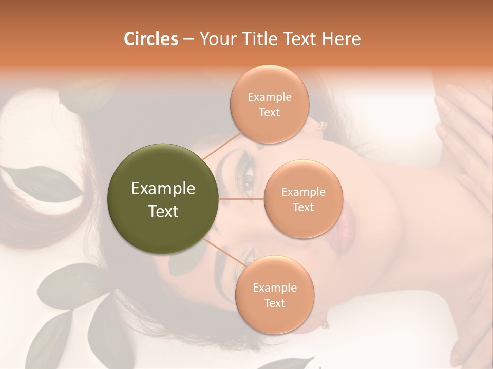 Female Lifestyles Naked PowerPoint Template