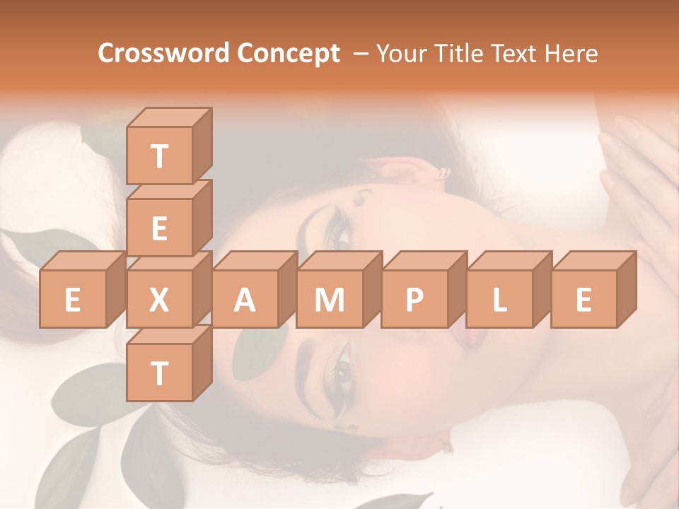 Female Lifestyles Naked PowerPoint Template