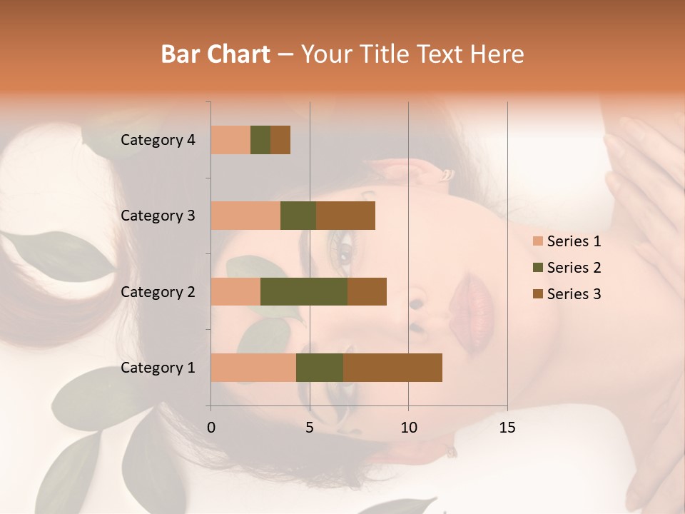 Female Lifestyles Naked PowerPoint Template