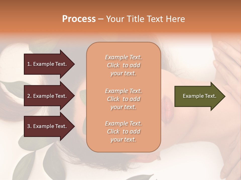 Female Lifestyles Naked PowerPoint Template