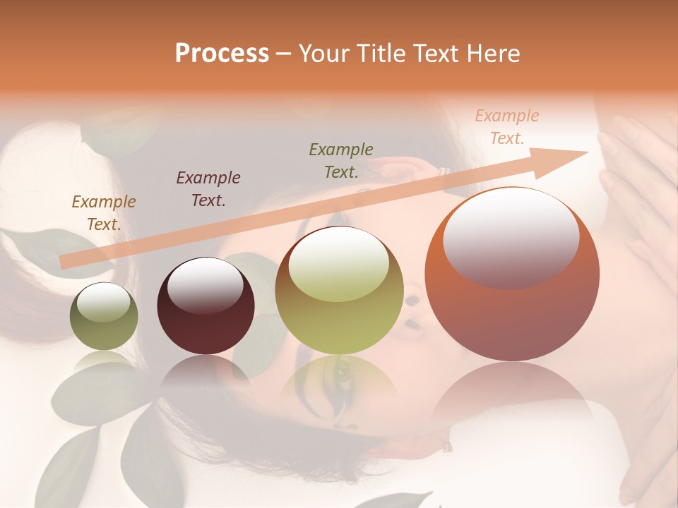 Female Lifestyles Naked PowerPoint Template