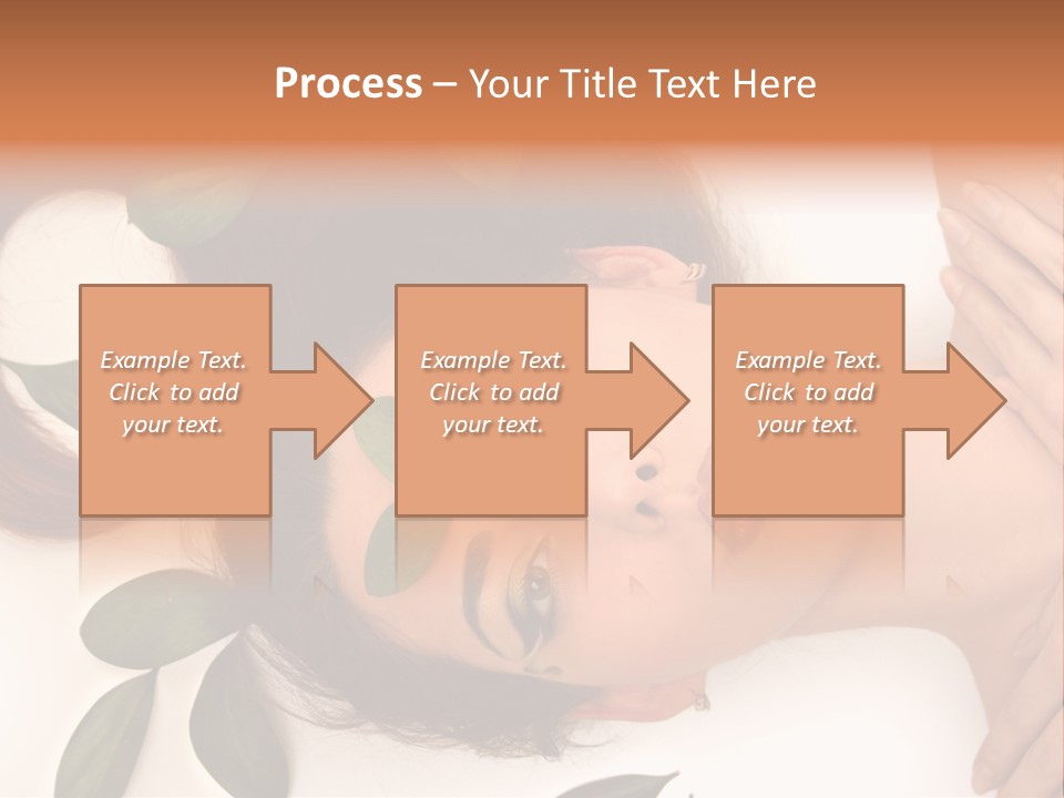 Female Lifestyles Naked PowerPoint Template