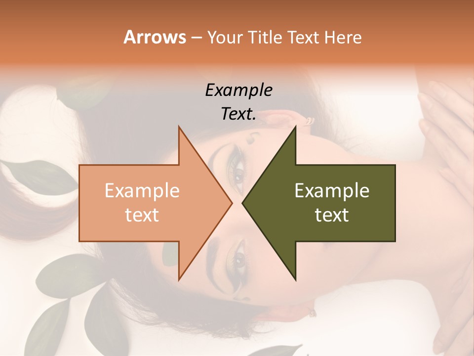 Female Lifestyles Naked PowerPoint Template