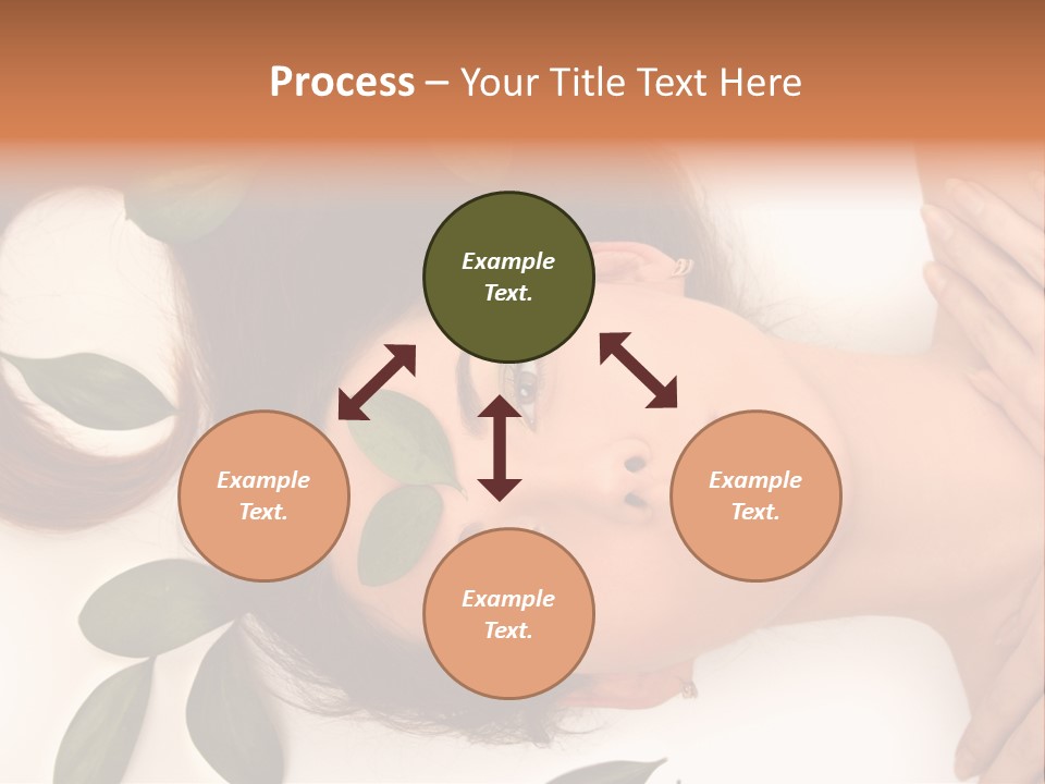 Female Lifestyles Naked PowerPoint Template