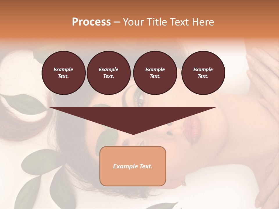 Female Lifestyles Naked PowerPoint Template
