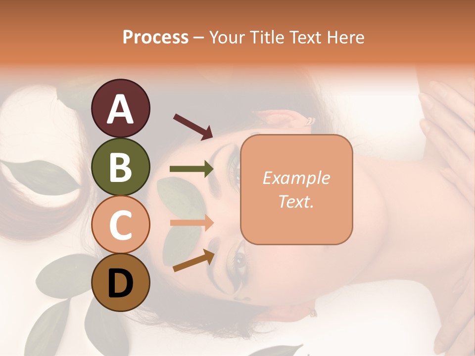 Female Lifestyles Naked PowerPoint Template