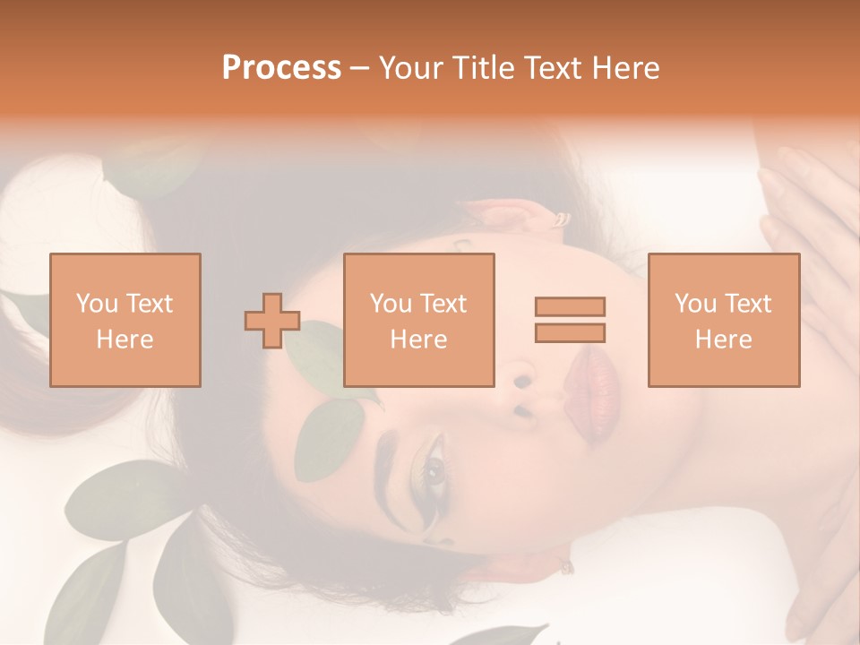 Female Lifestyles Naked PowerPoint Template