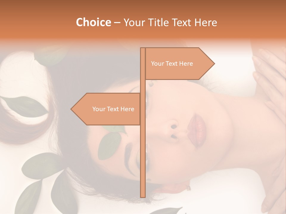 Female Lifestyles Naked PowerPoint Template