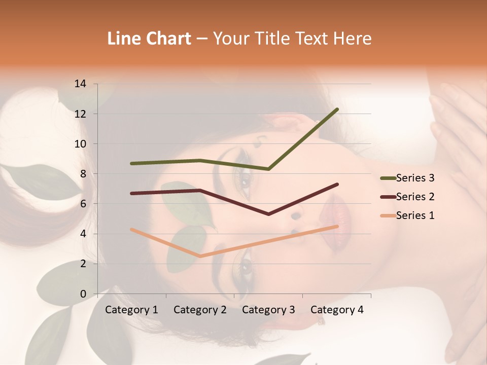 Female Lifestyles Naked PowerPoint Template