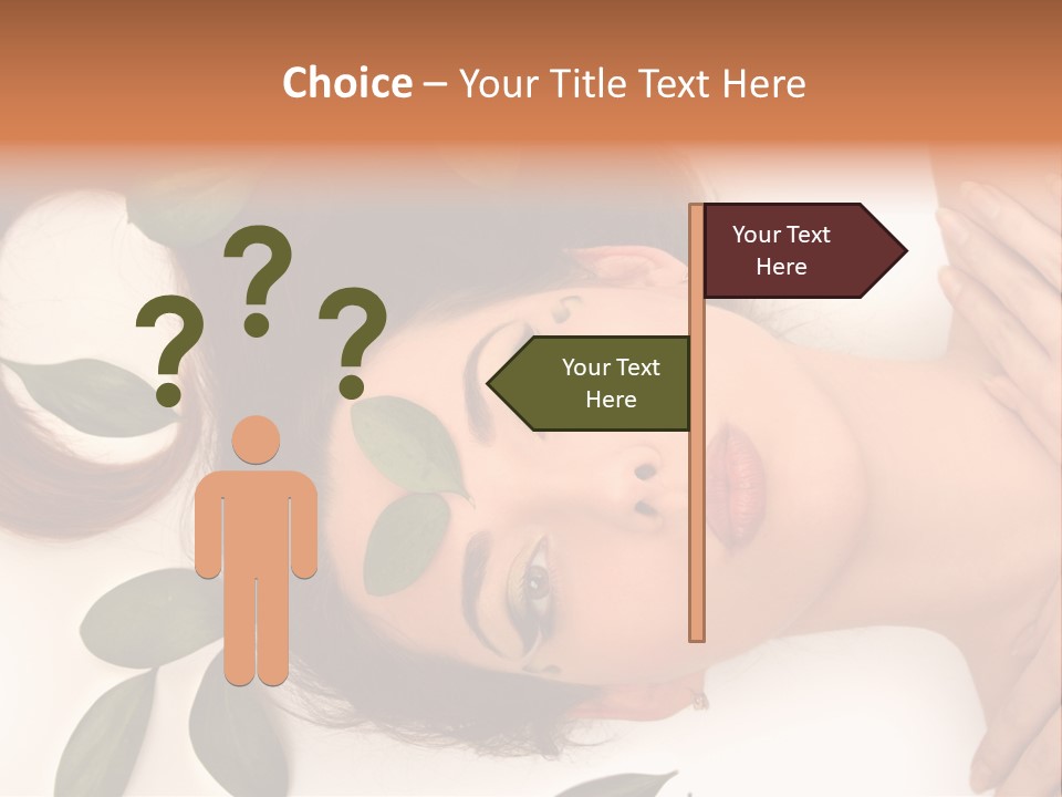 Female Lifestyles Naked PowerPoint Template