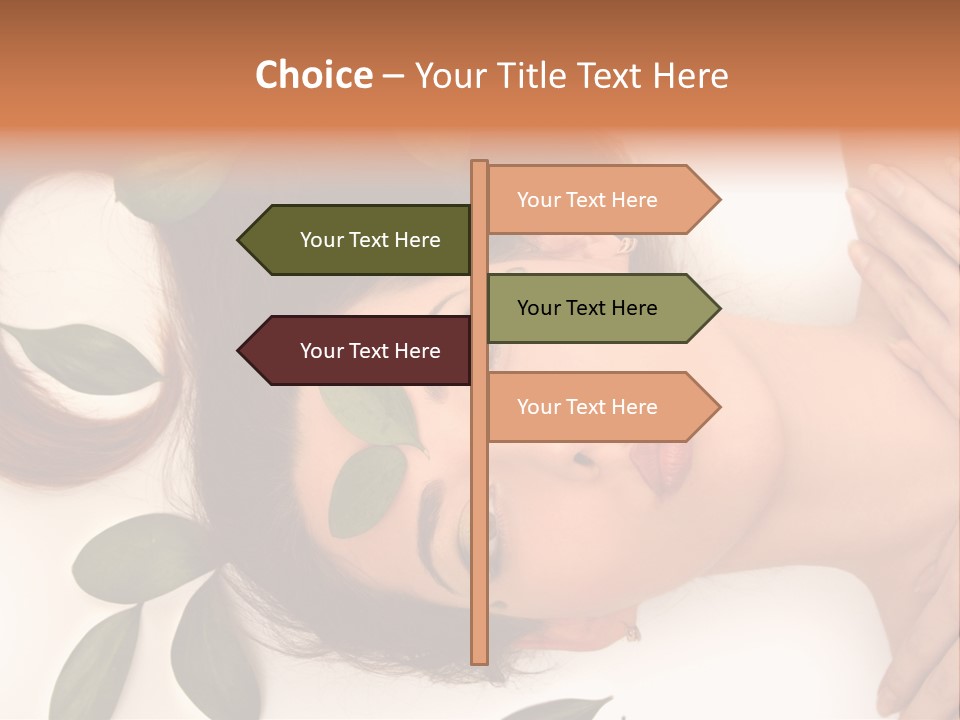 Female Lifestyles Naked PowerPoint Template