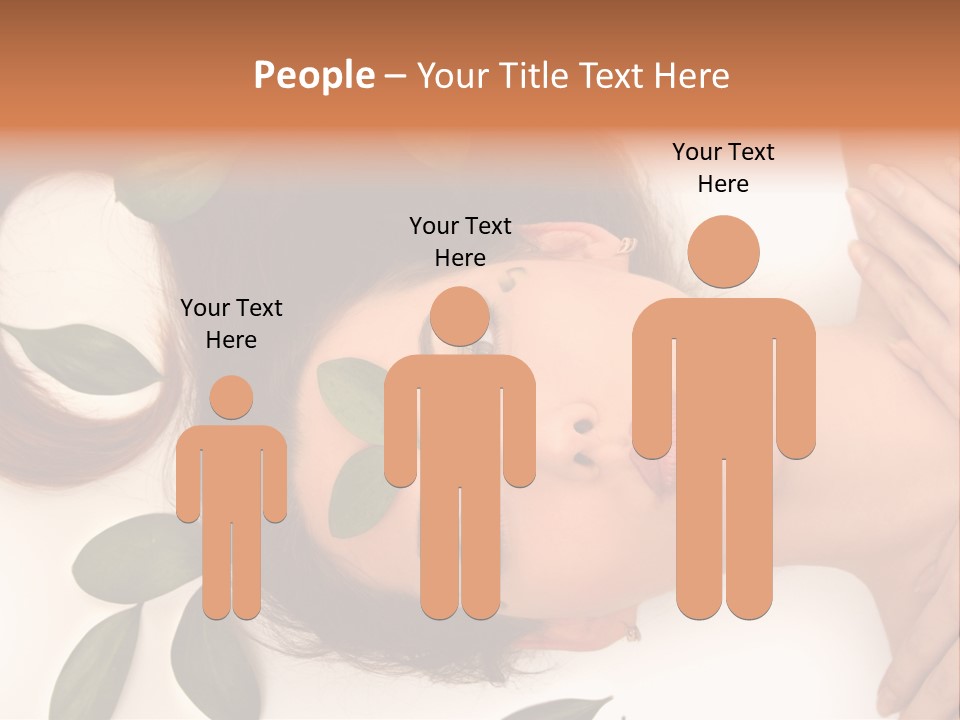 Female Lifestyles Naked PowerPoint Template