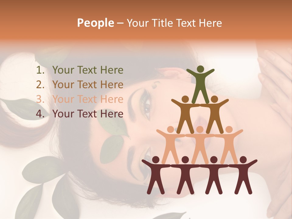 Female Lifestyles Naked PowerPoint Template