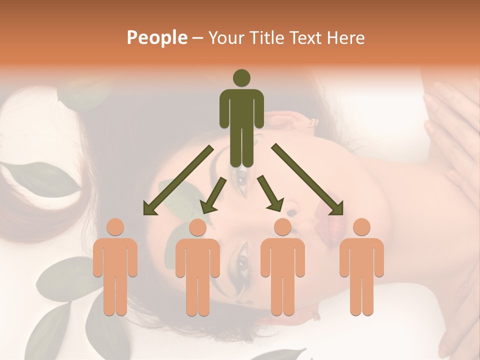 Female Lifestyles Naked PowerPoint Template