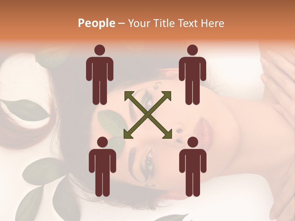 Female Lifestyles Naked PowerPoint Template