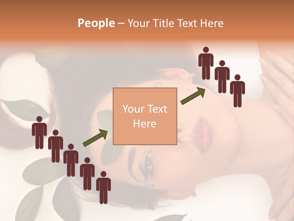 Female Lifestyles Naked PowerPoint Template