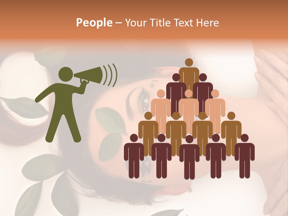 Female Lifestyles Naked PowerPoint Template