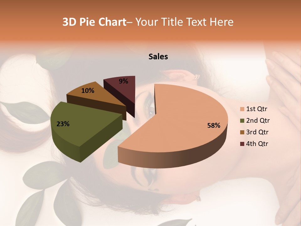 Female Lifestyles Naked PowerPoint Template