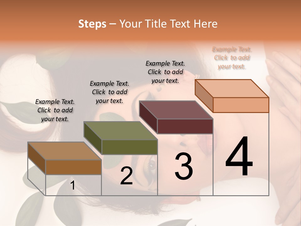 Female Lifestyles Naked PowerPoint Template