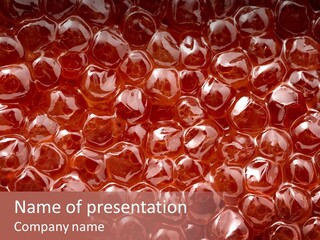 Red Caviar PowerPoint Template