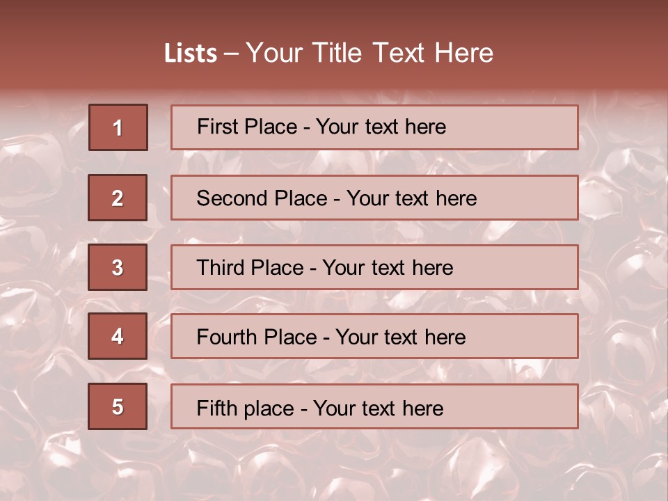 Red Caviar PowerPoint Template