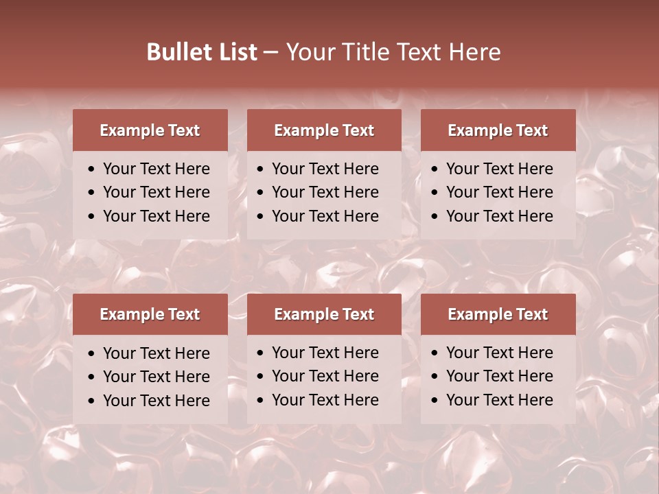 Red Caviar PowerPoint Template