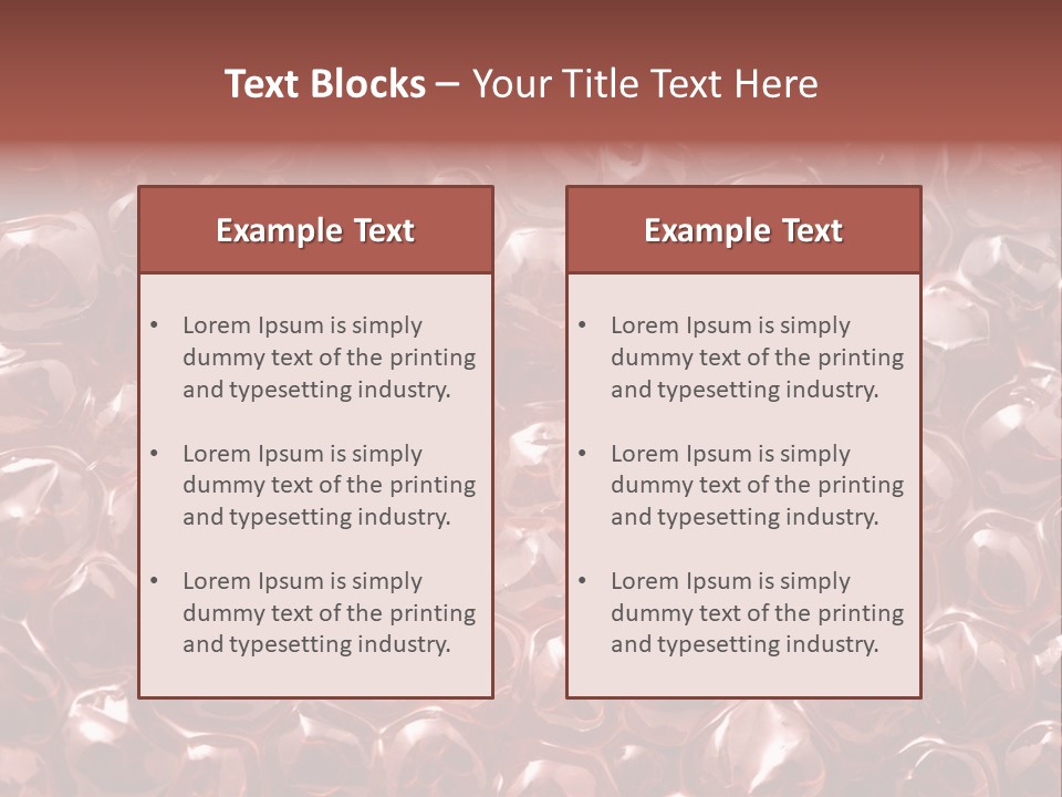 Red Caviar PowerPoint Template