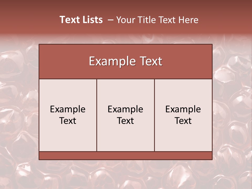 Red Caviar PowerPoint Template
