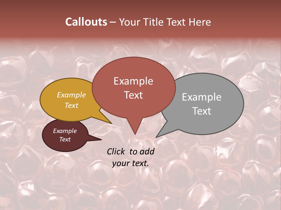 Red Caviar PowerPoint Template