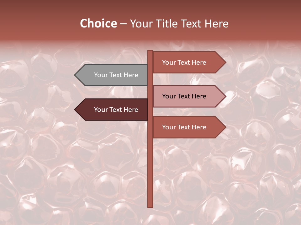 Red Caviar PowerPoint Template