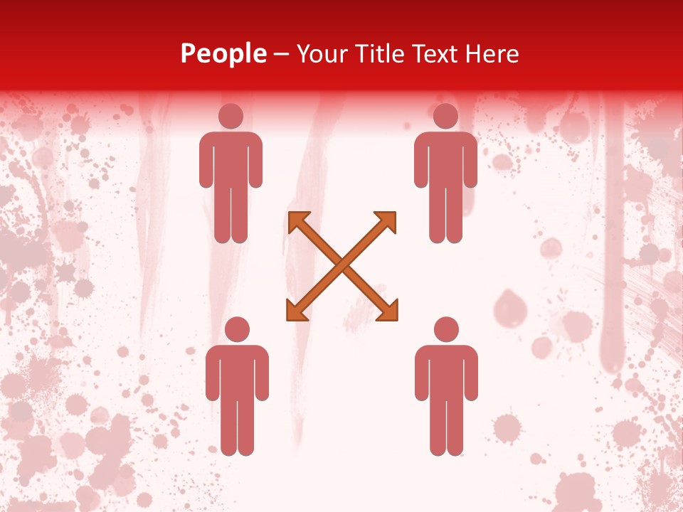 Itting Meeting Figure PowerPoint Template