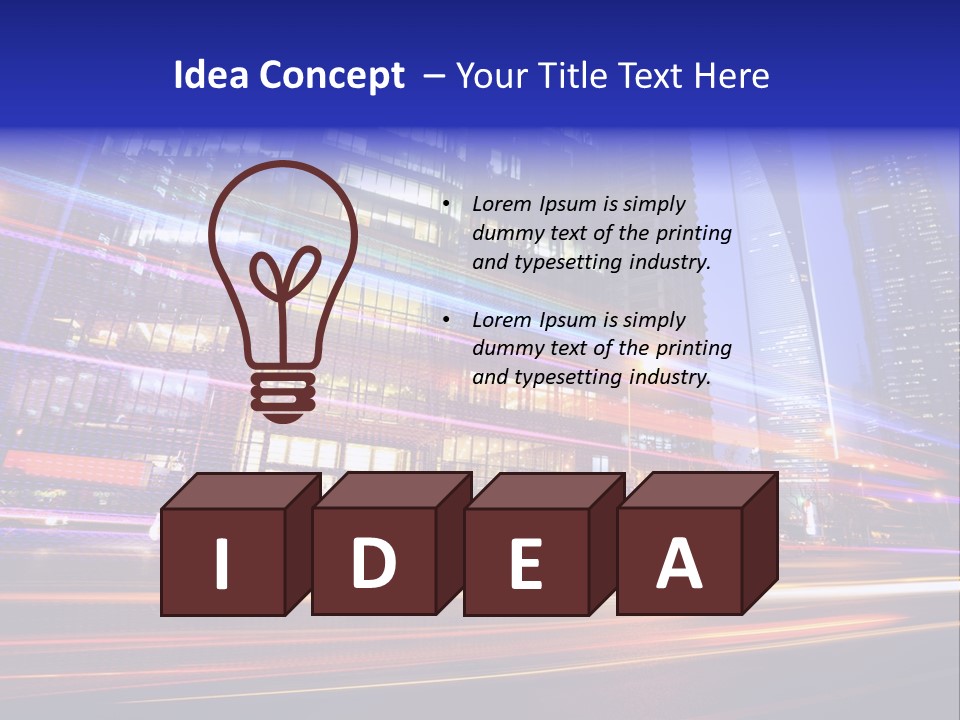 Tcv Otobüs PowerPoint Template