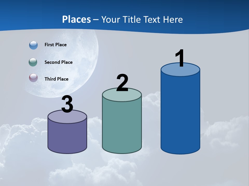 Moon Clouds PowerPoint Template
