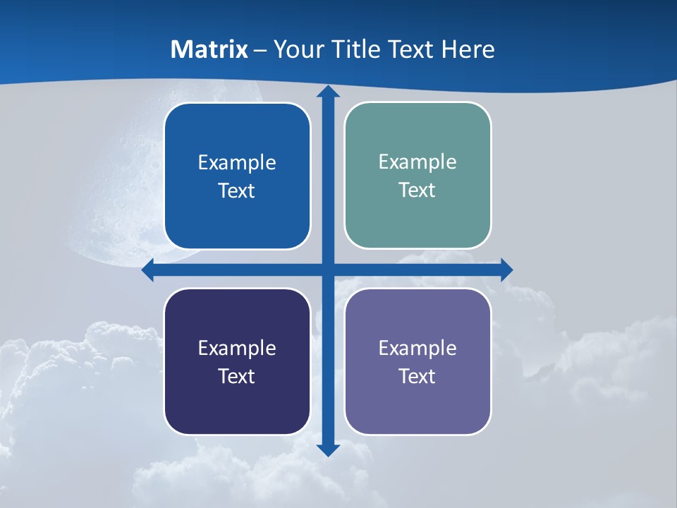 Moon Clouds PowerPoint Template