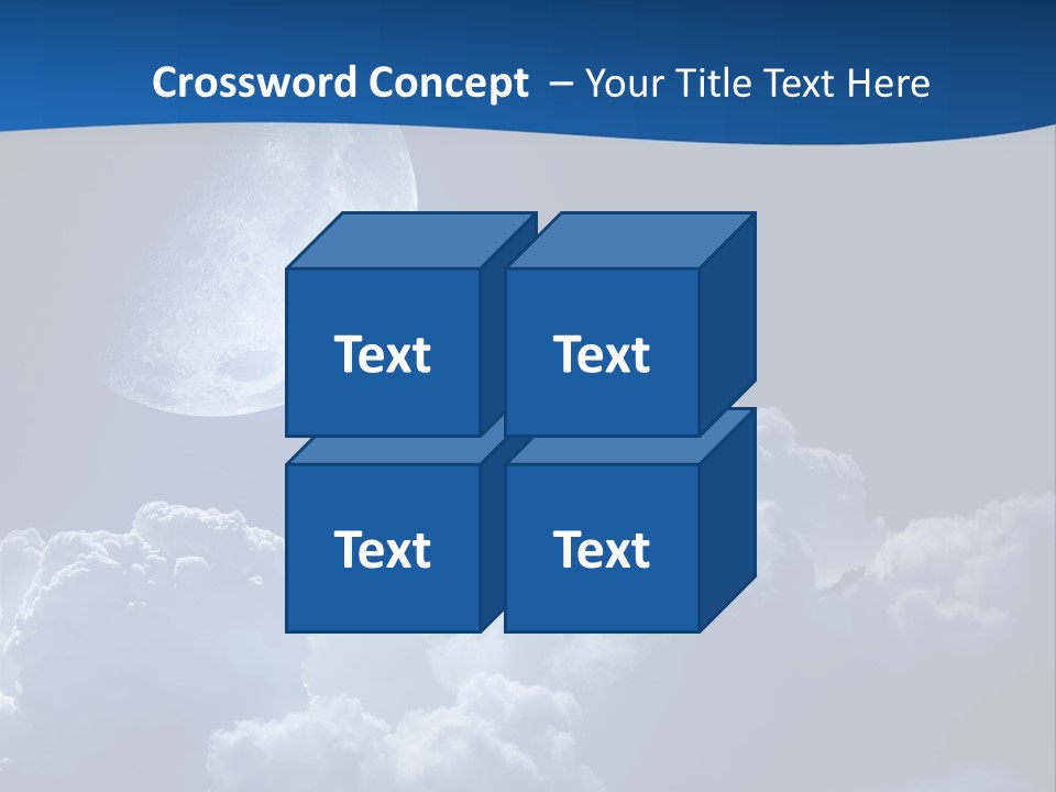 Moon Clouds PowerPoint Template
