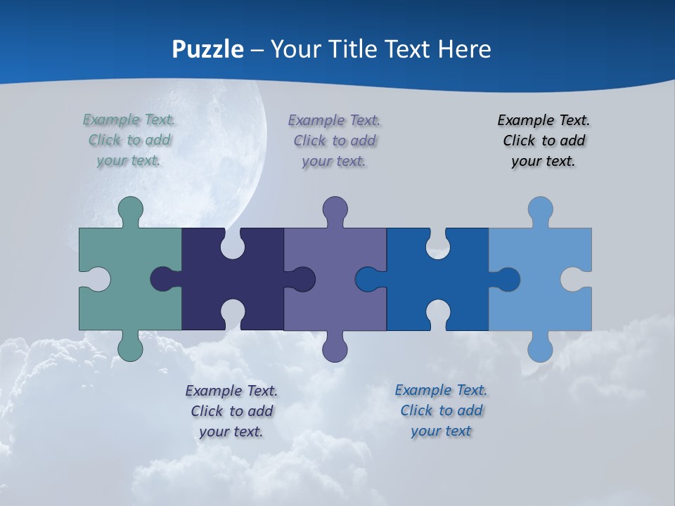 Moon Clouds PowerPoint Template