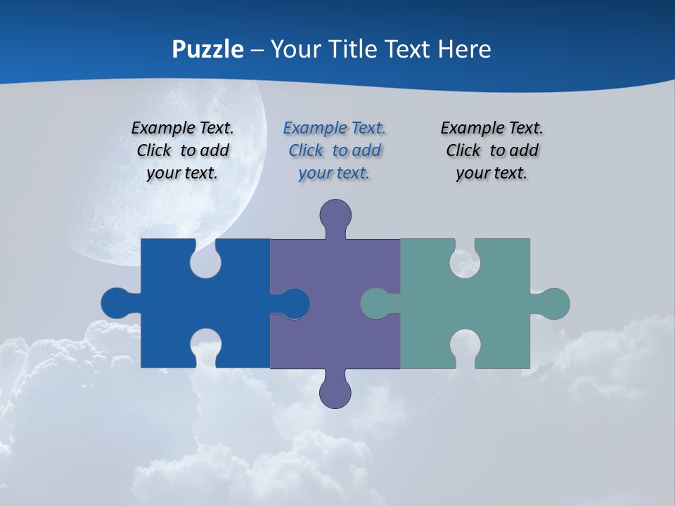 Moon Clouds PowerPoint Template