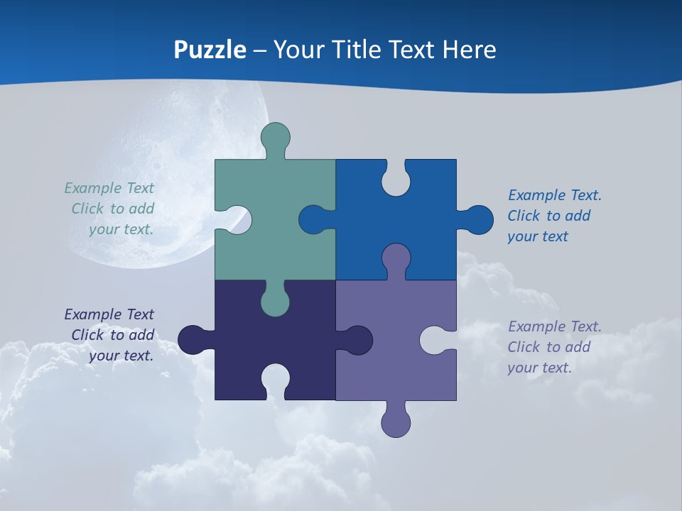 Moon Clouds PowerPoint Template