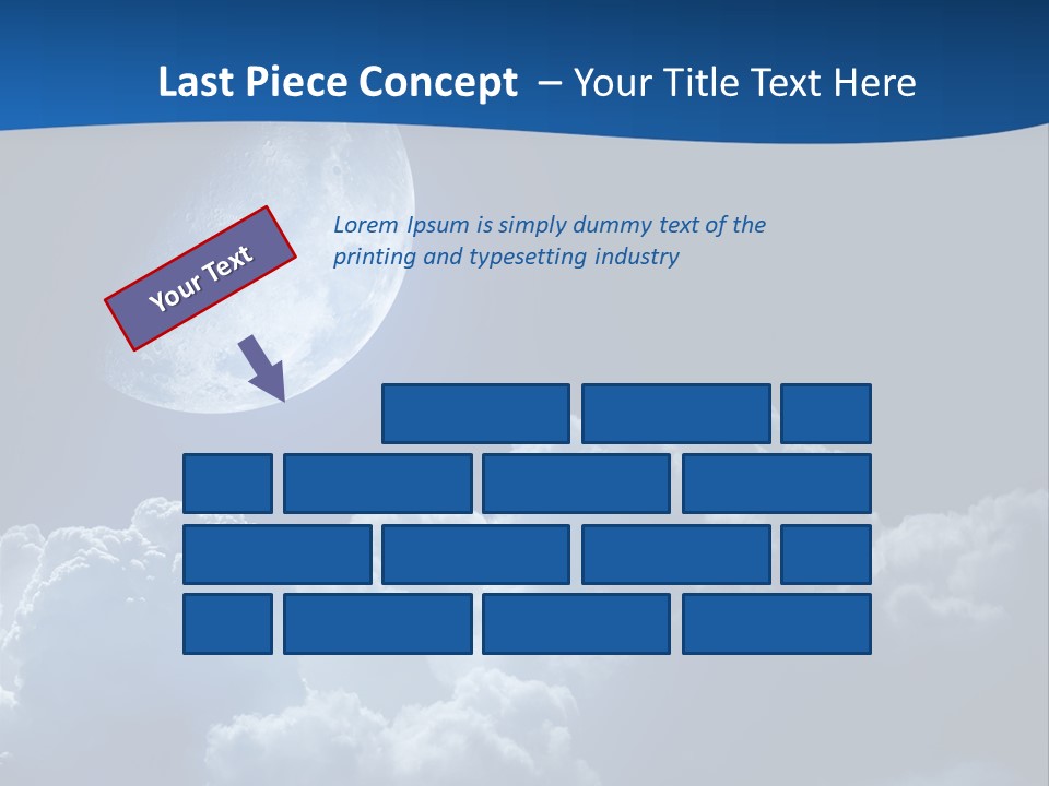 Moon Clouds PowerPoint Template