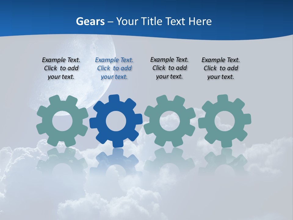 Moon Clouds PowerPoint Template