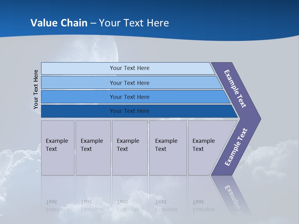 Moon Clouds PowerPoint Template