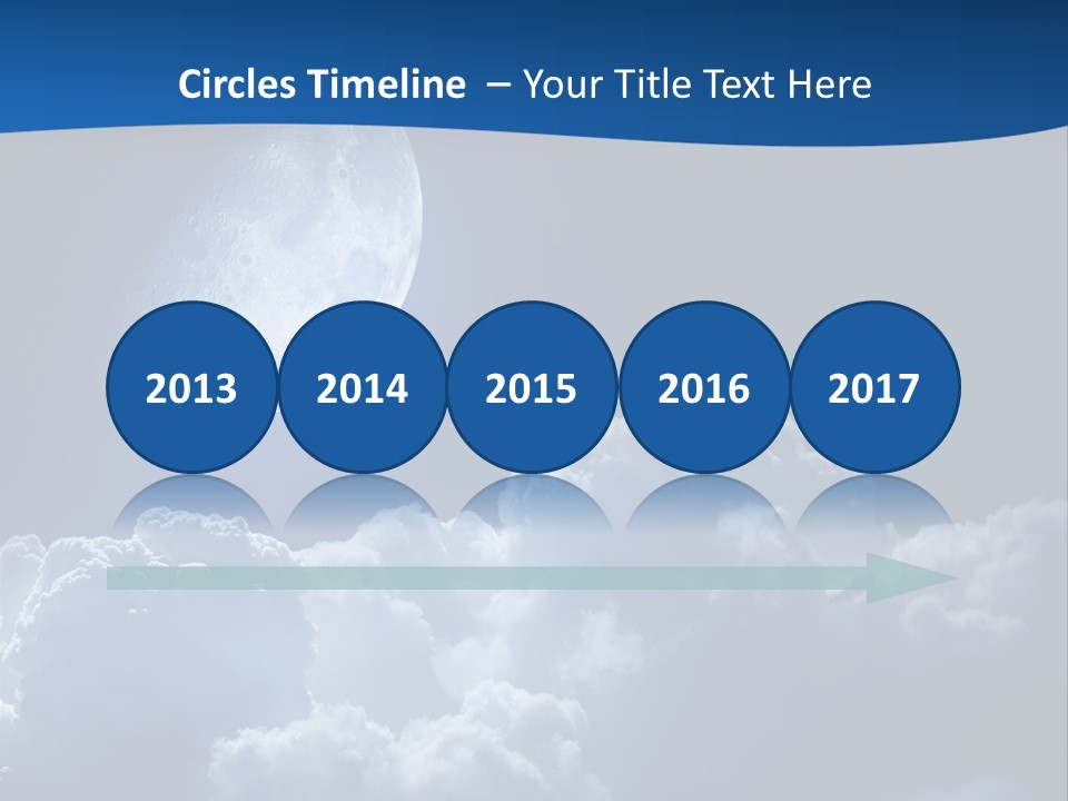 Moon Clouds PowerPoint Template