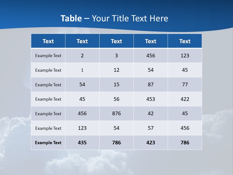 Moon Clouds PowerPoint Template