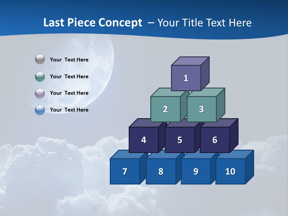 Moon Clouds PowerPoint Template