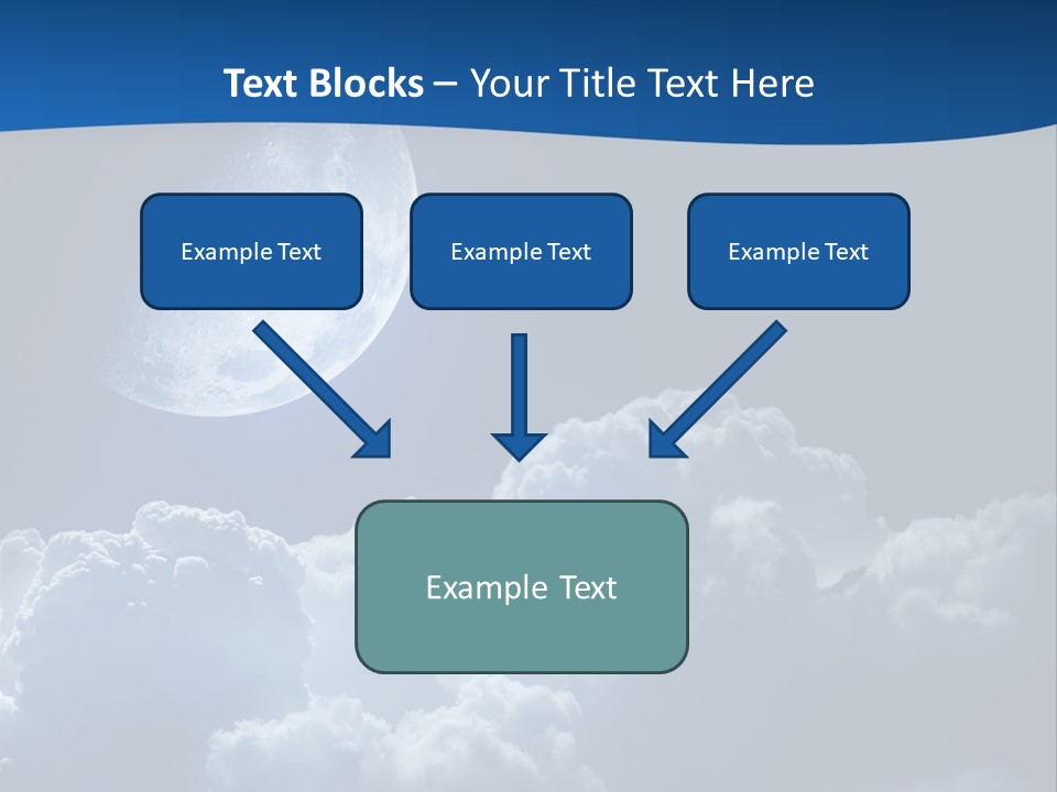 Moon Clouds PowerPoint Template