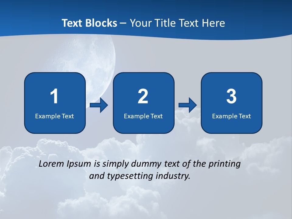 Moon Clouds PowerPoint Template