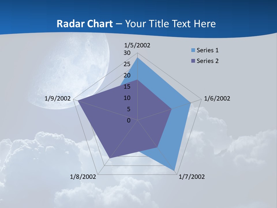 Moon Clouds PowerPoint Template