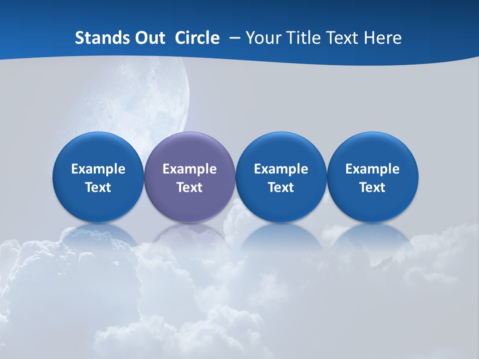 Moon Clouds PowerPoint Template