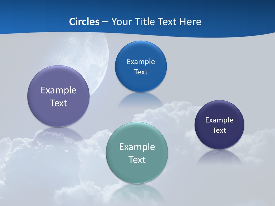Moon Clouds PowerPoint Template