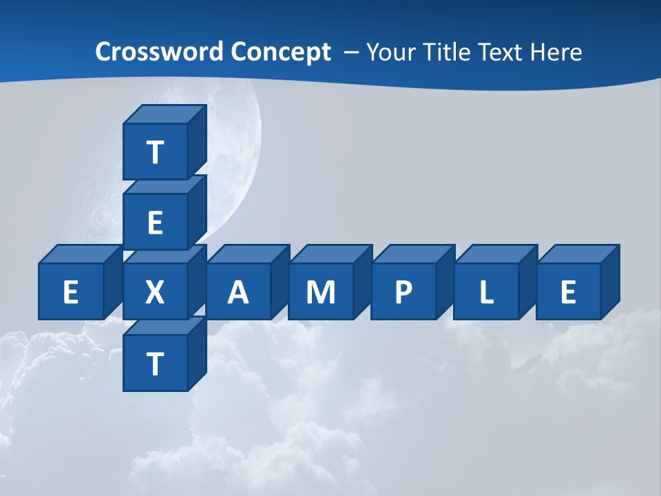 Moon Clouds PowerPoint Template